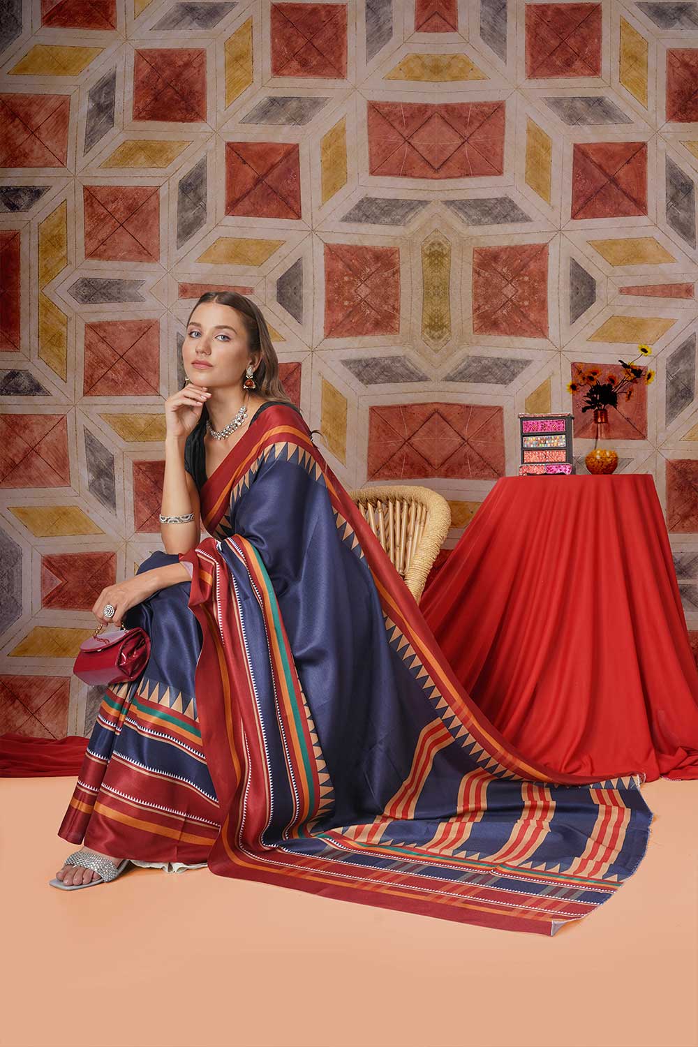 Shiv Shakti- Pashmina Silk