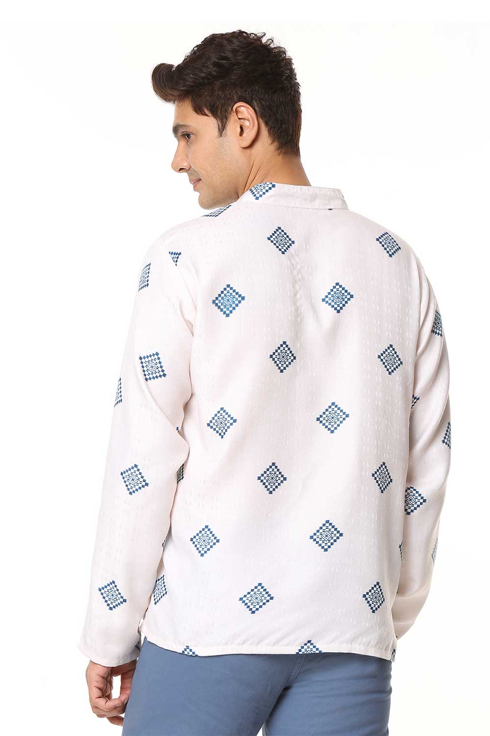 Ikkat | Korean Shirt Kurta