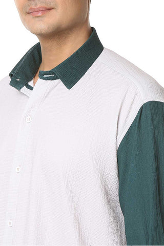 Kasaul Greens | Luxury Popcorn Material | Men Shirt