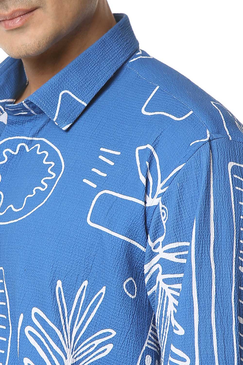 Jodhpur Sketch | Luxury Popcorn Material I Men Shirt