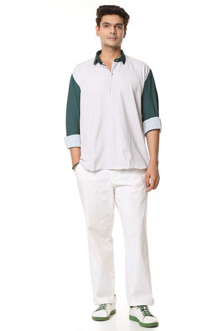 Kasaul Greens | Luxury Popcorn Material | Men Shirt