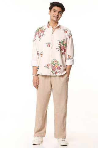 Mysore Blossom I Luxury Popcorn Material I Men Shirt