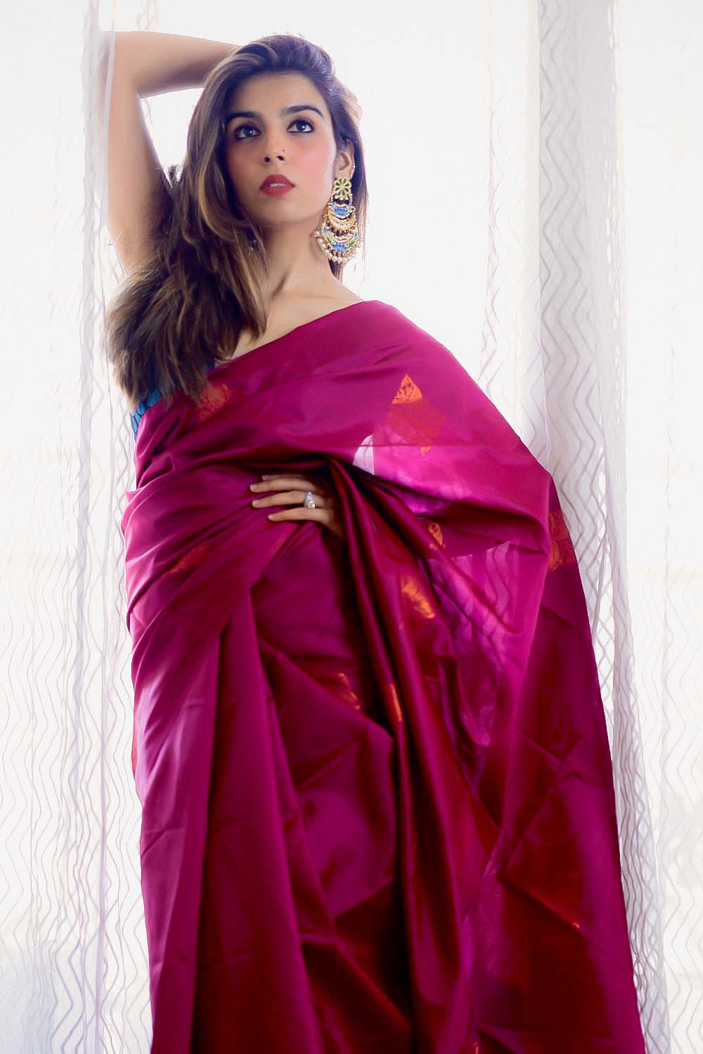 Varanasi I Banarasi Silk Saree I Hot Pink