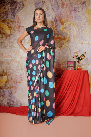 Bindu - Satin Georgette