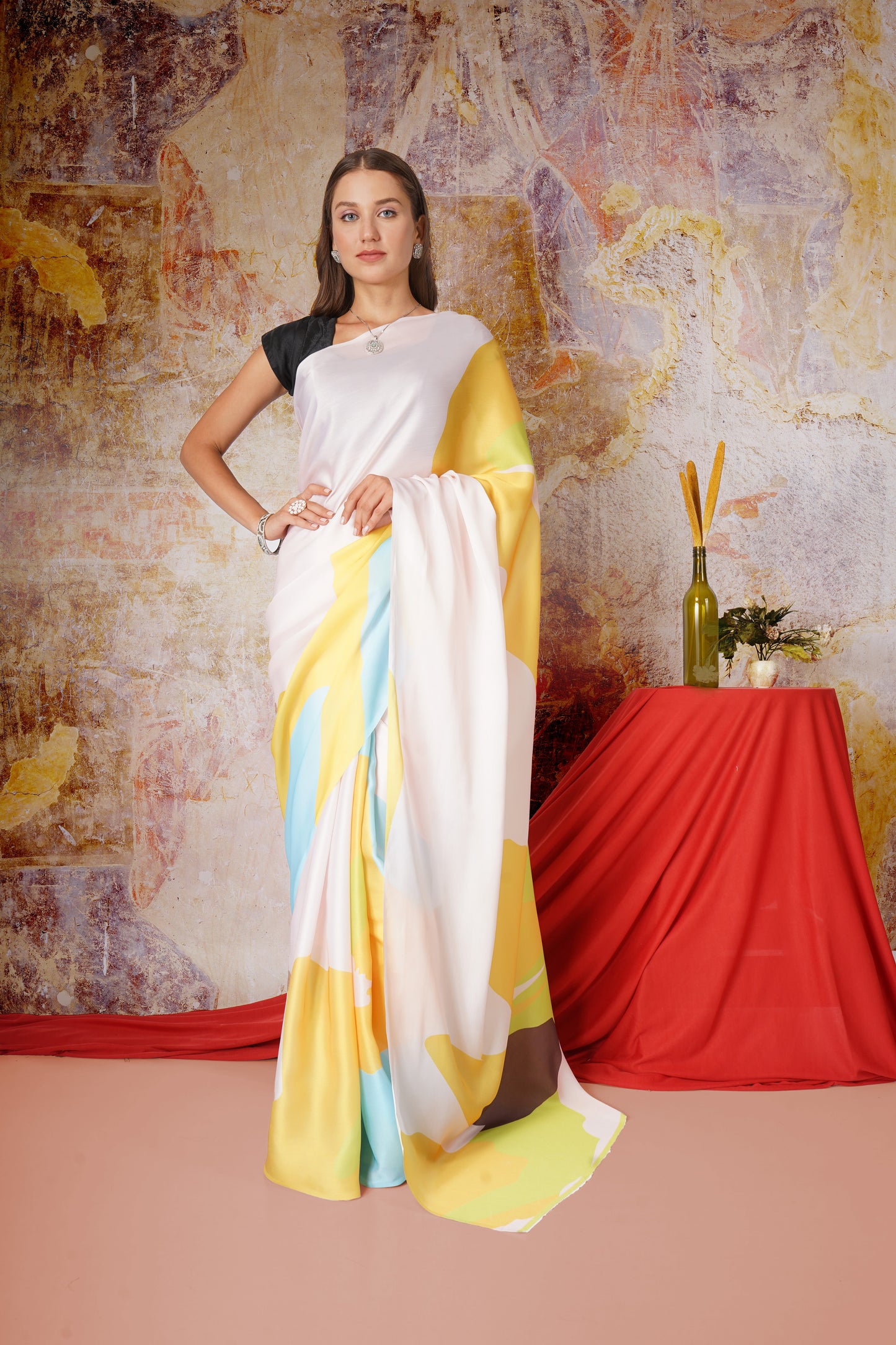 Shishira - Satin Georgette Saree