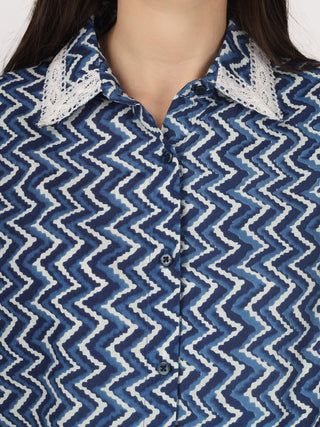 Sky & See Blue Cotton Co-Ord Set