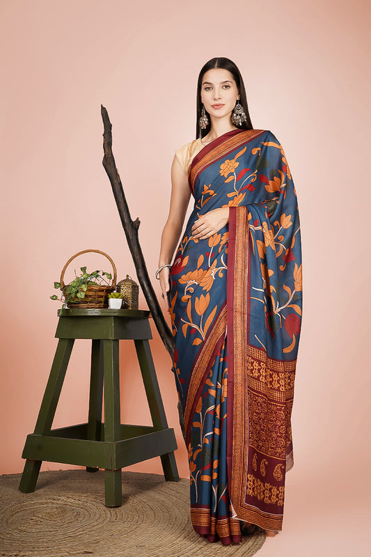 Pushpavatika | Hydrophobic | Water Repellent Stain Free Saree