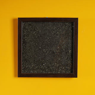 Pyrite Dust Plate (Complimentary wooden frame)