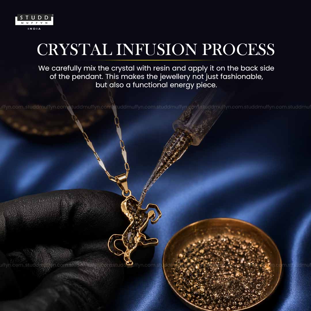 Ride Your Destiny Horse Pendant - 24k Gold Tone Plated [ Gold Chain ]