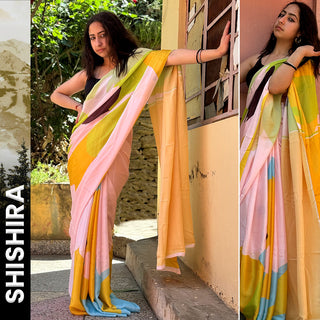 Shishira - Satin Georgette Saree