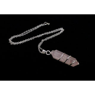 Rose Quartz Crystal  (Pendant without chain)