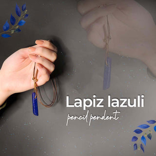 Lapis Lazuli Pencil Pendant