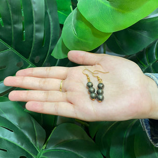 Pyrite Beads Earrings